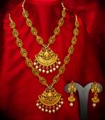 multicolor Traditinal Gold Plated Alloy Necklace