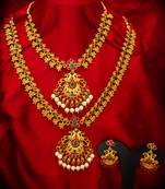 multicolor Traditinal Gold Plated Alloy Necklace