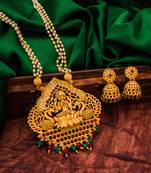 multicolor Traditinal Gold Plated Alloy Necklace