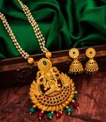 multicolor Traditinal Gold Plated Alloy Necklace