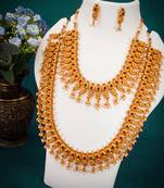 multicolor Traditinal Gold Plated Alloy Necklace