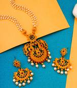 multicolor Traditinal Gold Plated Alloy Necklace