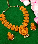 multicolor Traditinal Gold Plated Alloy Necklace