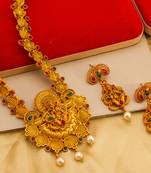 multicolor Traditinal Gold Plated Alloy Necklace