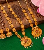 multicolor Traditinal Gold Plated Alloy Necklace