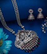 multicolor Traditinal silver Plated Alloy Necklace