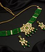 multicolor Traditinal Gold Plated Alloy Necklace