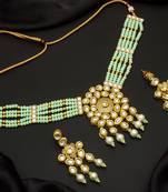 multicolor Traditinal Gold Plated Alloy Necklace