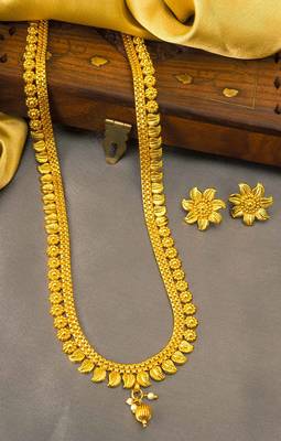 multicolor Traditinal Gold Plated Alloy Necklace 1