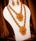 multicolor Traditinal Gold Plated Alloy Necklace