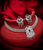 multicolor Traditinal silver Plated Alloy Necklace