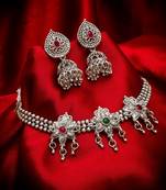 multicolor Traditinal silver Plated Alloy Necklace