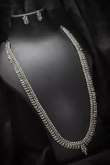 multicolor Traditinal silver Plated Alloy Necklace