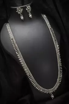 multicolor Traditinal silver Plated Alloy Necklace