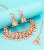 multicolor Traditinal Gold Plated Alloy Necklace