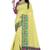 Yellow woven art silk saree with blouse