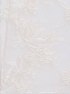 White Net Embroidered Dupatta 4