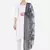 Black & White Chiffon Printed Dupatta
