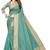 Green Cotton woven saree with blouse