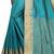 Green Cotton woven saree with blouse