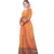 Orange plain rayon kurtas-and-kurtis