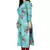 Blue printed cotton kurti