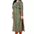 Green printed cotton kurti