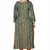 Green printed cotton kurti