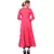 Pink printed rayon kurtas-and-kurtis