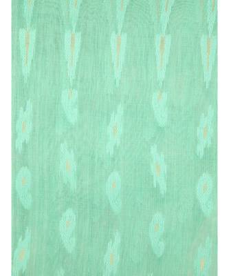Green Pure Cotton Hand Woven Saree Without Blouse 4