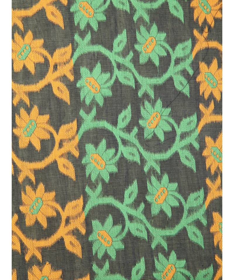 Green Pure Cotton Hand Woven Saree Without Blouse