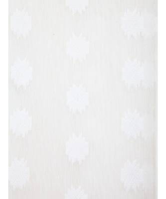 White Pure Cotton Hand Woven Saree Without Blouse 4