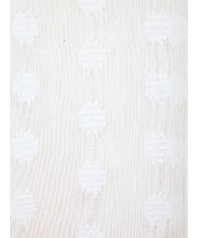 White Pure Cotton Hand Woven Saree Without Blouse