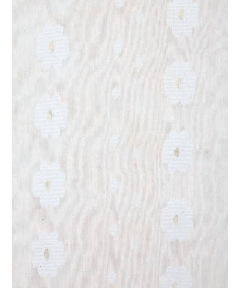 White Pure Cotton Hand Woven Saree Without Blouse