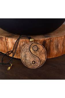 Brown metallic Copper   Necklace   free gift