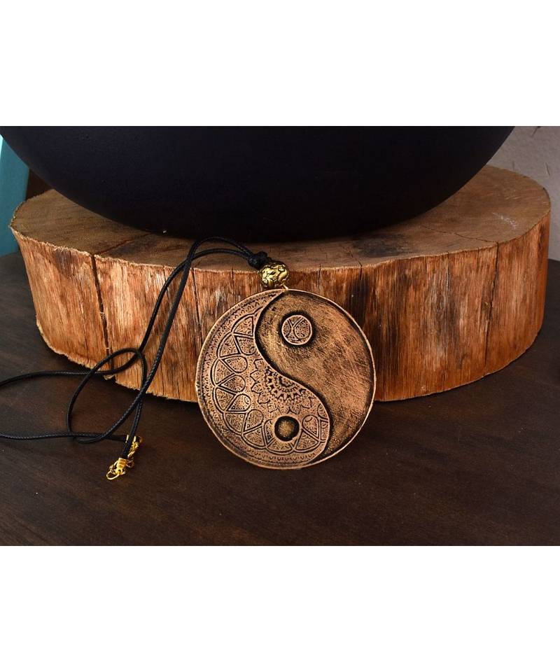 Brown metallic Copper   Necklace   free gift