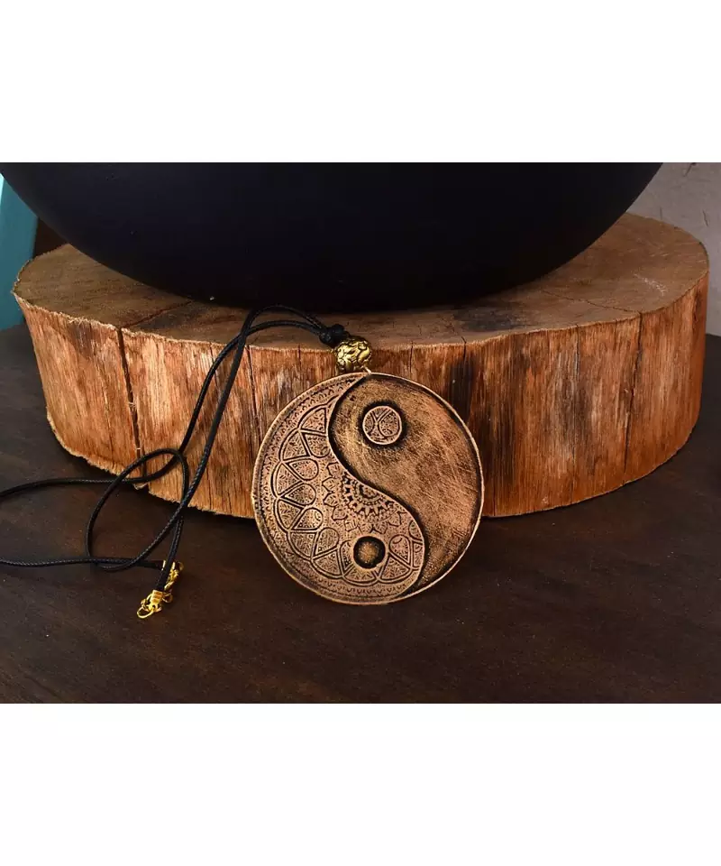 Brown metallic Copper   Necklace   free gift