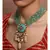 Green Yellow Gold Brass kundanNecklace