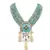 Green Yellow Gold Brass kundanNecklace
