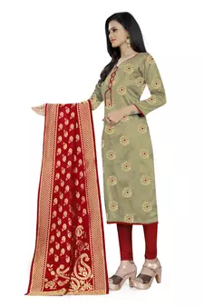 Beige woven Art Silk salwar