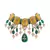 Ocre Yellow Gold Brass kundanNecklace