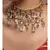 White Yellow Gold Brass kundanNecklace