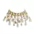 White Yellow Gold Brass kundanNecklace