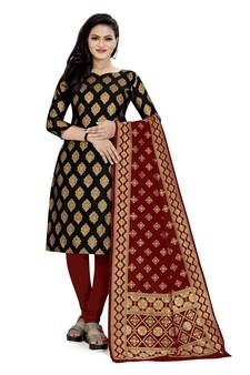 Black woven  Art Silk salwar