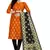 Orange woven Art Silk salwar