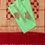 Green hand embroidery cotton poly salwar