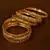 Stone Embellished Copper Made Gheru Bangles BD471