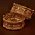 Stone Embellished Copper Made Gheru Adjustable Bangles BD475