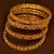 Stone Embellished Copper Made Gheru Bangles BD477