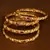 Stone Embellished Copper Made Gheru Bangles BD478